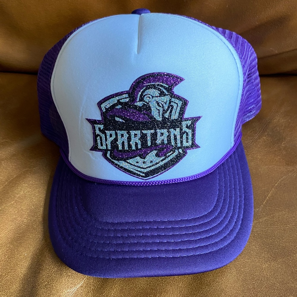 SPARTANS Purple Baseball Hat NWOT